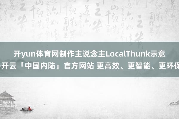 开yun体育网制作主说念主LocalThunk示意-开云「中国内陆」官方网站 更高效、更智能、更环保