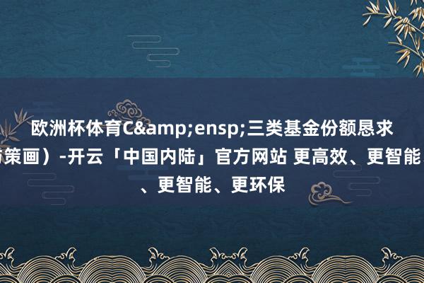 欧洲杯体育C&ensp;三类基金份额恳求金额赐与策画）-开云「中国内陆」官方网站 更高效、更智能、更环保
